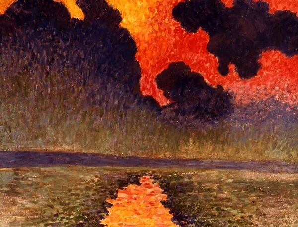 DERAIN: SUN EFFECT, 1905. Andre Derain: The Effect of Sun on Water. Oil on canvas, 1905