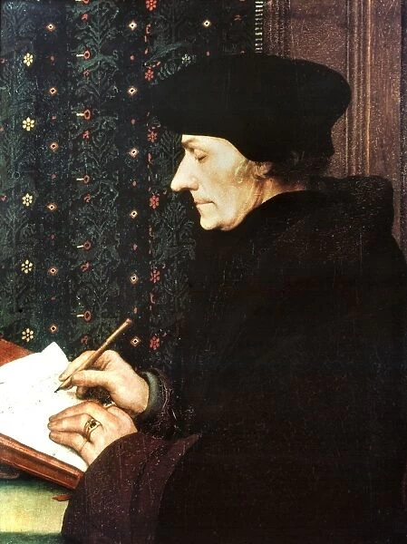 DESIDERIUS ERASMUS (1466?-1536). Known as Erasmus of Rotterdam. Dutch humanist and scholar