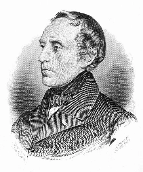 FRANCOIS GUIZOT (1787-1874). Francois Pierre Guillaume Guizot. French historian and statesman. Steel engraving, 19th century