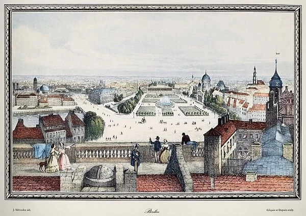 GERMANY: BERLIN. The city of Berlin in the late 18th century. Contemporary engraving