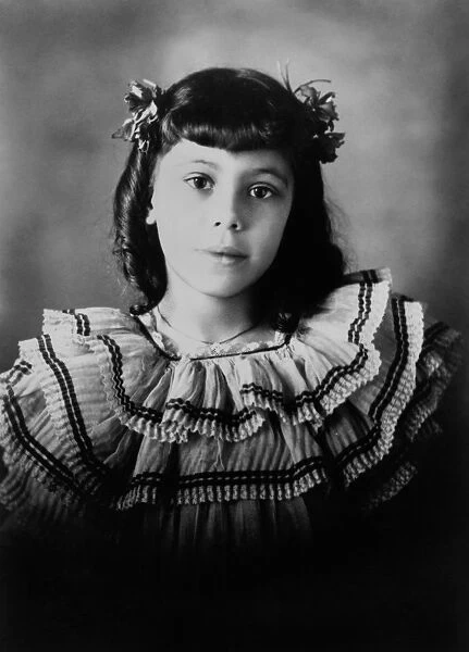 GIRL, c1899. Portrait of an African American girl from Georgia. Photograph, c1899