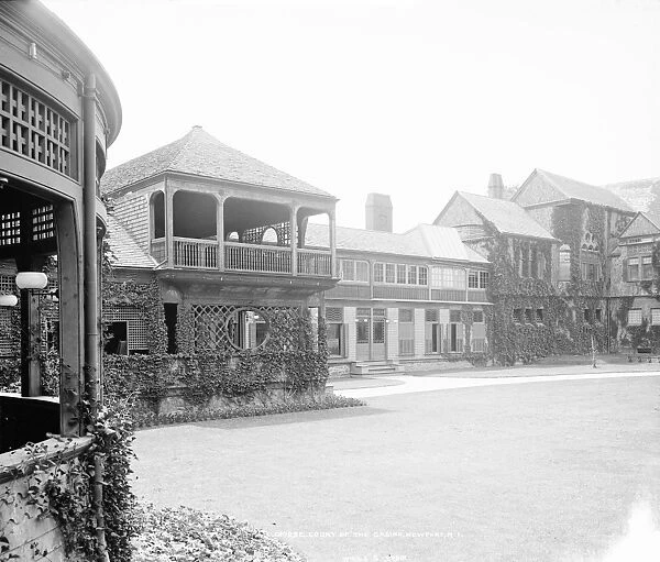 NEWPORT: COURTYARD, c1905. Courtyard of the casino in Newport, Rhode Island. Photograph