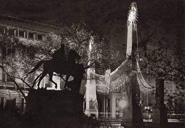 WORLD WAR I: ARCH, c1918. The Arch of Jewels located at Sixteenth Street and Fifth