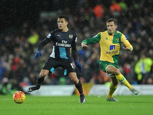 Alexis Sanchez Outsmarts Gary O'Neil: Arsenal's Masterclass at Norwich City, 2015-16 Premier League