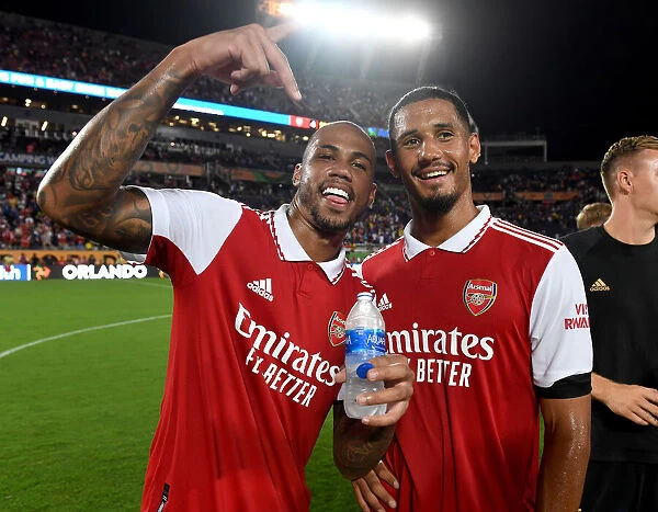 Arsenal's Magalhaes and Saliba Clash: A Rivalry Ignites in the Florida Cup - Arsenal vs. Chelsea