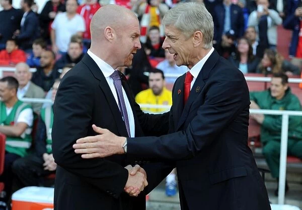 Arsene Wenger and Sean Dyche: A Pre-Match Encounter between Arsenal and Burnley Managers (2014 / 15)