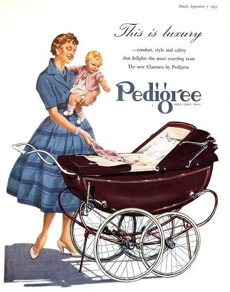 1950s UK babies pedigree prams baby