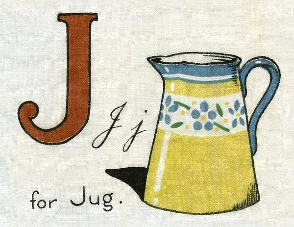 J for Jug. From a Deans Rag Book entitled Kiddiewiddies ABC Date: 1920