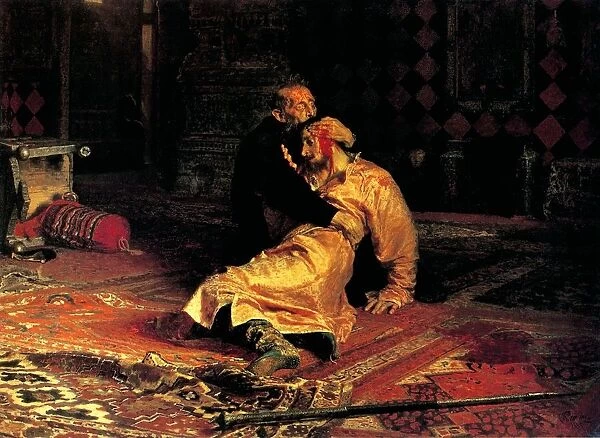 In 1581, Ivan beat his son, Ivan in a heated argument causing his sons death