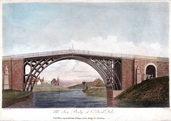 Abraham Darby IIIs iron bridge across the Severn at Ironbridge