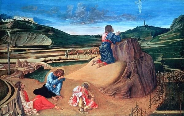 The Agony in the Garden, c1465. Tempera on wood. Giovanni Bellini (1426-1516)