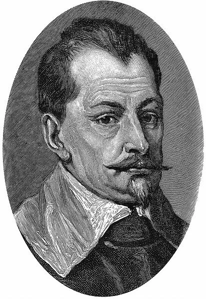 Albrecht van Wallenstein (Waldstein) 1583-1634: Austrian soldier. Engraving