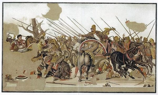 Alexander The Great (356-323BC) The Battle of Alexander, depicting defeat by Alexander