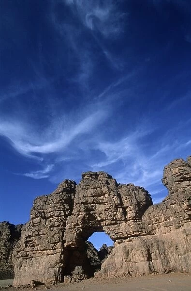 Algeria, Djanet Area, Alidemma natural arch