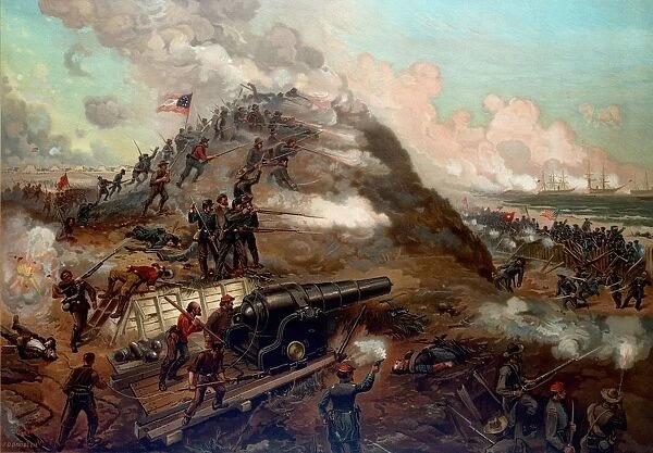 American Civil War 1861-1865: Second Battle of Fort Fisher, 13-15 January 1865. Capture
