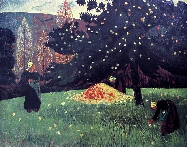 Apple Picking by Paul Serusier (9 November 1864, Paris - 7 October 1927, Morlaix)