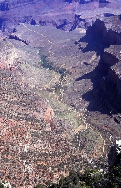 Arizona, USA. Grand Canyon. Aerial view