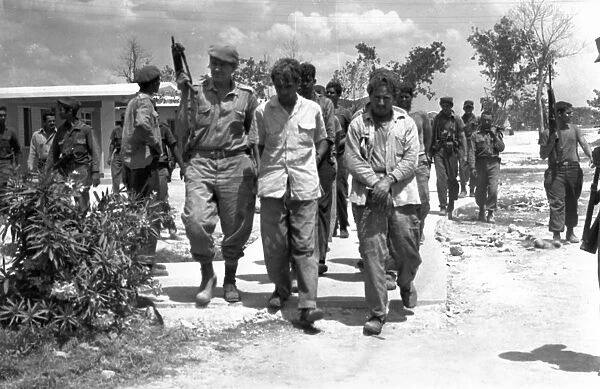 Bay of pigs, 1961, captured mercenaries during the bay of pigs invasion