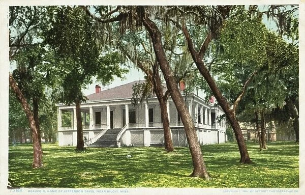 Beauvoir, Home of Jefferson Davis, near Biloxi, Miss. Postcard. 1901, Beauvoir, Home of Jefferson Davis, near Biloxi, Miss. Postcard