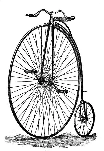 Big wheel around 1867  /  Hochrad um 1867