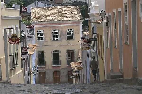 Brazil, Bahia State, Salvador de Bahia, historical centre also called Pelourinho