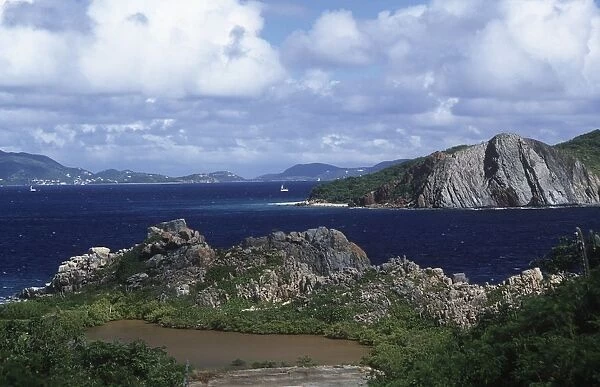 British Virgin Islands, Peter Island, coastline