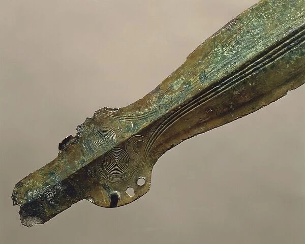 Bronze sword, from Castions di Strada, Province of Udine, Italy