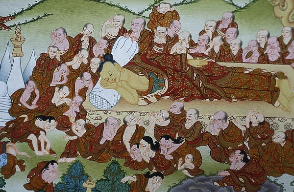 Buddhas death or Parinirvana