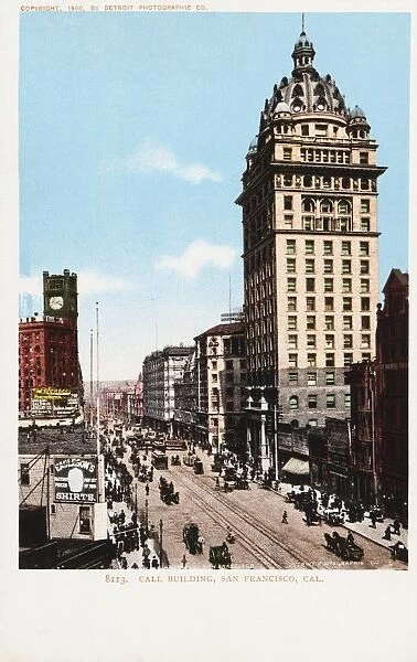 Call Building, San Francisco, Cal. Postcard. ca. 1900-1910, Call Building, San Francisco, Cal. Postcard