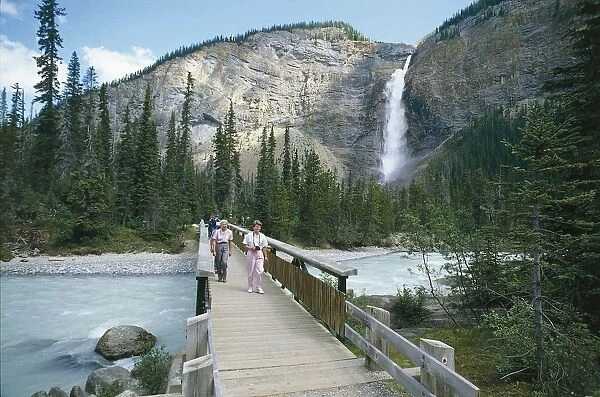 Canada, British Columbia, Yoho National Park (UNESCO World Heritage List, 1984). Takakkaw Falls