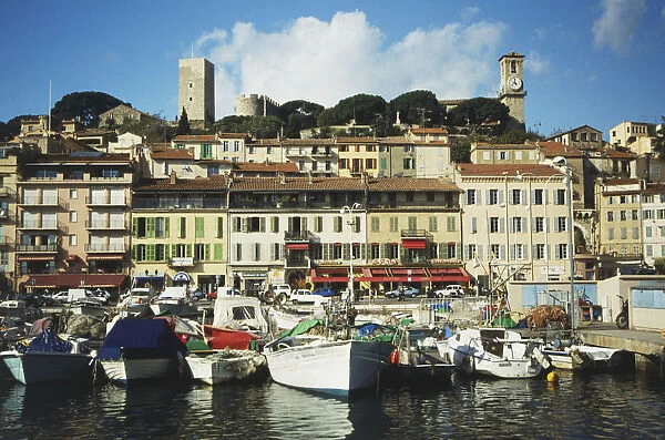 Cannes old town harbour