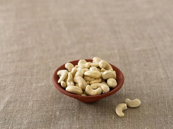 Cashew nuts in small bowl