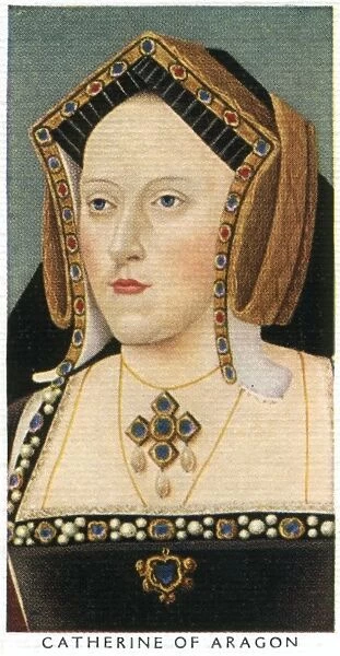 Catherine of Aragon (1485-1536) queen of England, first wife of Henry VIII, mother of Mary I