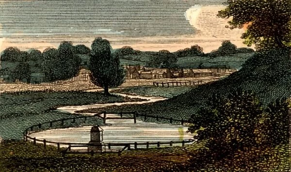 Chadwell Springs near Ware, Hertfordshire, England, a source of water which was taken