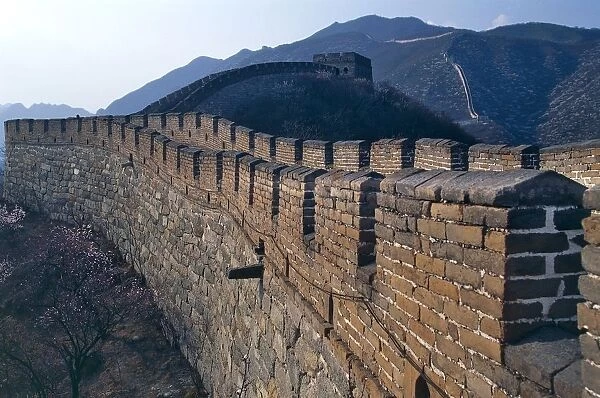 China, Beijing surroundings, Huairou, Mutianyu, section of Great Wall (Wanli Changcheng)