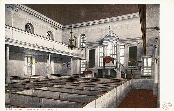 Christ Church, Alexandria, VA Postcard. ca. 1903, Christ Church, Alexandria, VA Postcard