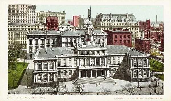 City Hall, New York Postcard. 1904, City Hall, New York Postcard