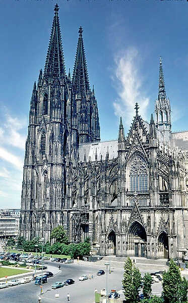 Cologne Cathedral, Cologne, Germany, 1958