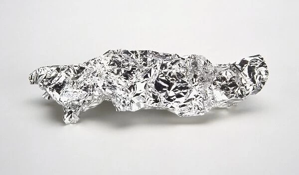 Crumpled aluminium foil