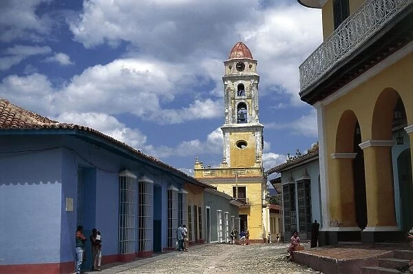 Cuba, Trinidad, Bell tower of ex Convent of Saint Francis of Assisi
