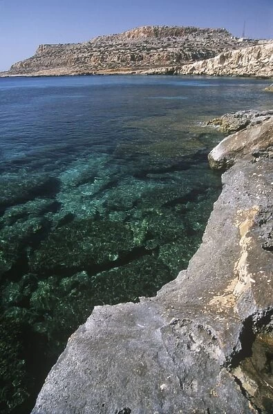 Cyprus, Greko crag, coastline