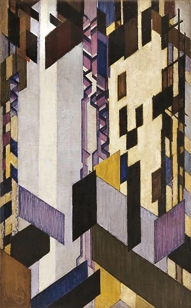 Czech Republic, Praque, Diagonal and vertical surfaces, 1913-24