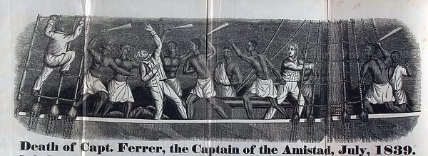 Death of Captain Ferrer, the Captain of the Amistad 1839 A. D