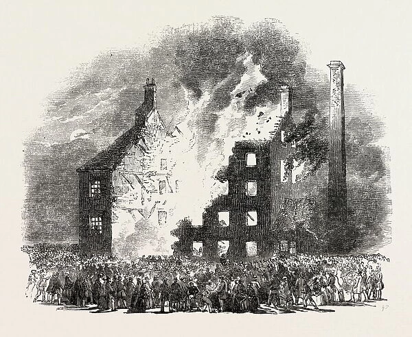 Destructive Fire At Fiskerton Mill
