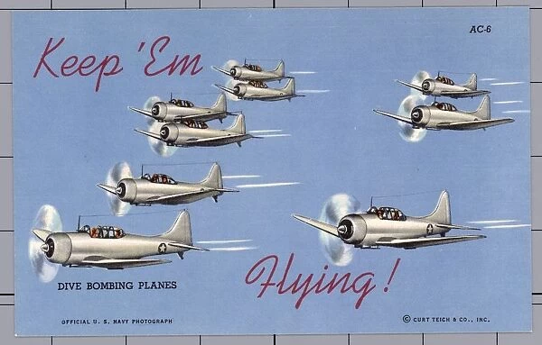 Dive Bombing Planes. ca. 1942, DIVE BOMBING PLANES