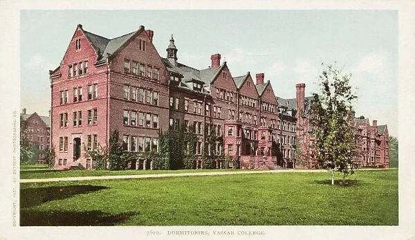 Dormitories, Vassar College Postcard. ca. 1904, Dormitories, Vassar College Postcard
