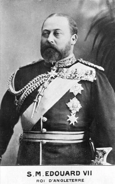 Edward VII (1841-1910) king of Great Britain from 1901. Eldest son of Queen Victoria