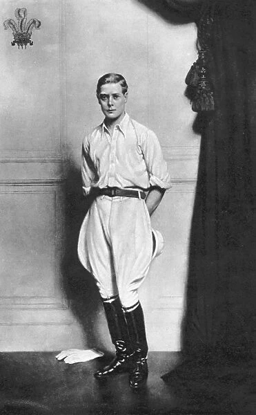 Edward VIII (1894-1972) King of Great Britain and Ireland 1936. Abdicated to marry Wallis Simpson