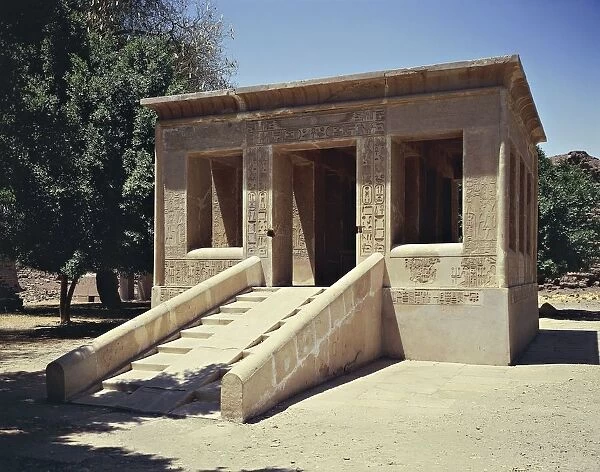 Egypt, Luxor Governorate, Karnak Senusret I cloister