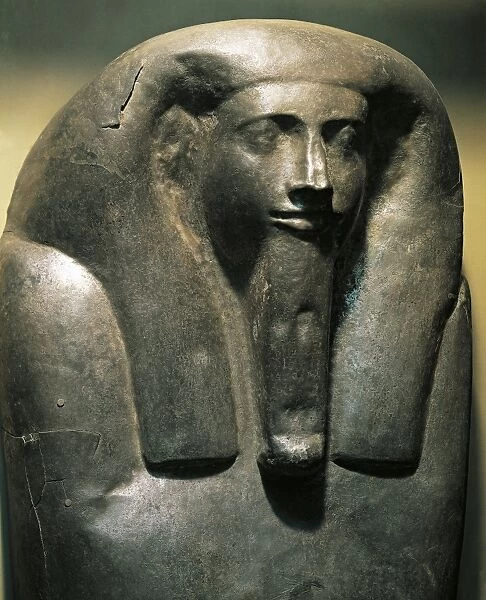 Egypt, Silver sarcophagus of Pharaoh Heqakheperre Shoshenq II (circa 900-885 B. C. ), twenty-second Dynasty, third intermediate period